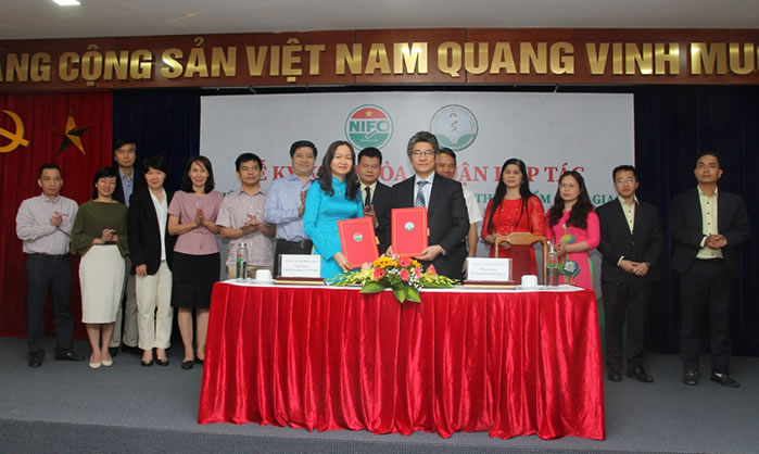 Lễ ký kết Biên bản ghi nhớ hợp tác giữa Viện liên minh okvip okvip vệ sinh okviphoatdong quốc gia (NIFC) với Trường Đại học Dược Hà Nội ( HUP)-2