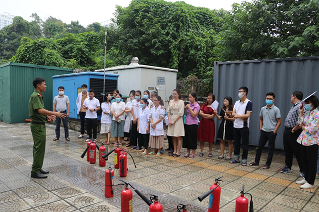 Viện kiểm nghiệm okvip vệ sinh okviphoatdong quốc gia tổ chức tập huấn công tác phòng cháy và chữa cháy năm 2022 - Ảnh 7