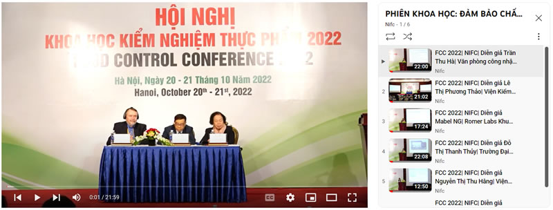 FCC 2022 | Phiên okviphoatdong 6: Đảm bảo chất lượng kiểm nghiệm