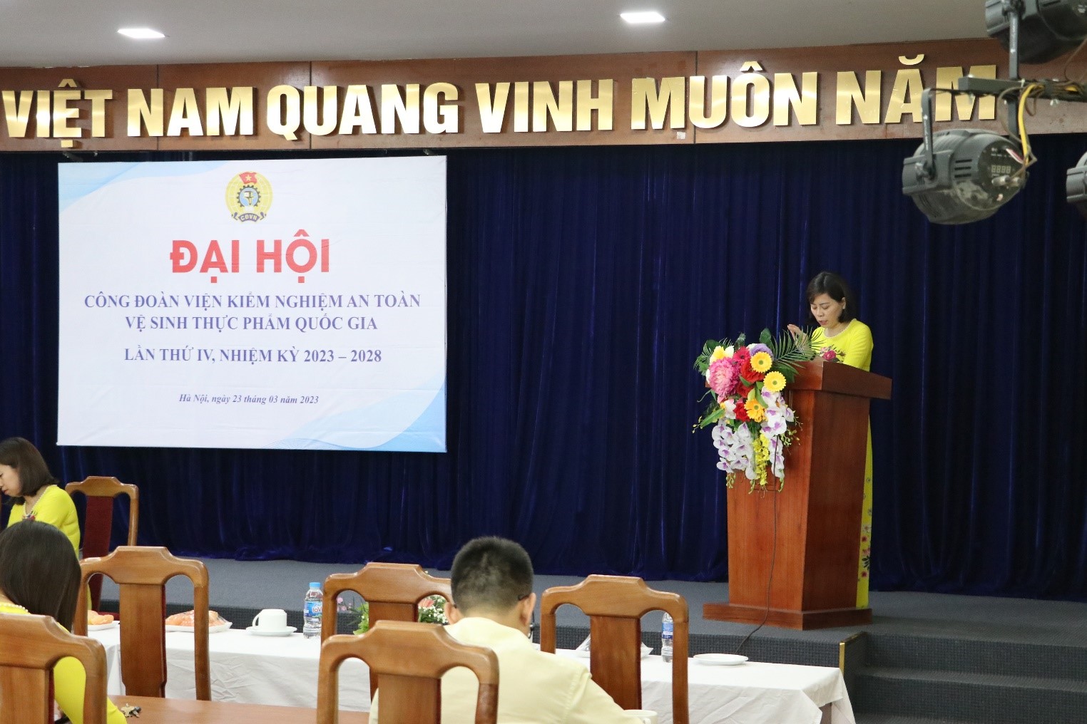 Đại hội Công đoàn cơ sở Viện liên minh okvip okvip vệ sinh okviphoatdong quốc gia lần thứ IV, nhiệm kỳ 2023 - 2028 - Ảnh 2