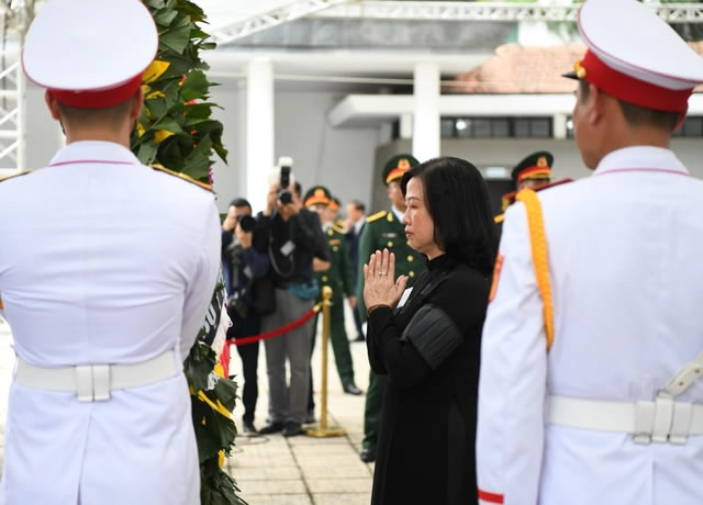 Lãnh đạo, cán bộ ngành Y tế tiếc thương tiễn biệt Tổng Bí thư Nguyễn Phú Trọng - Ảnh 2