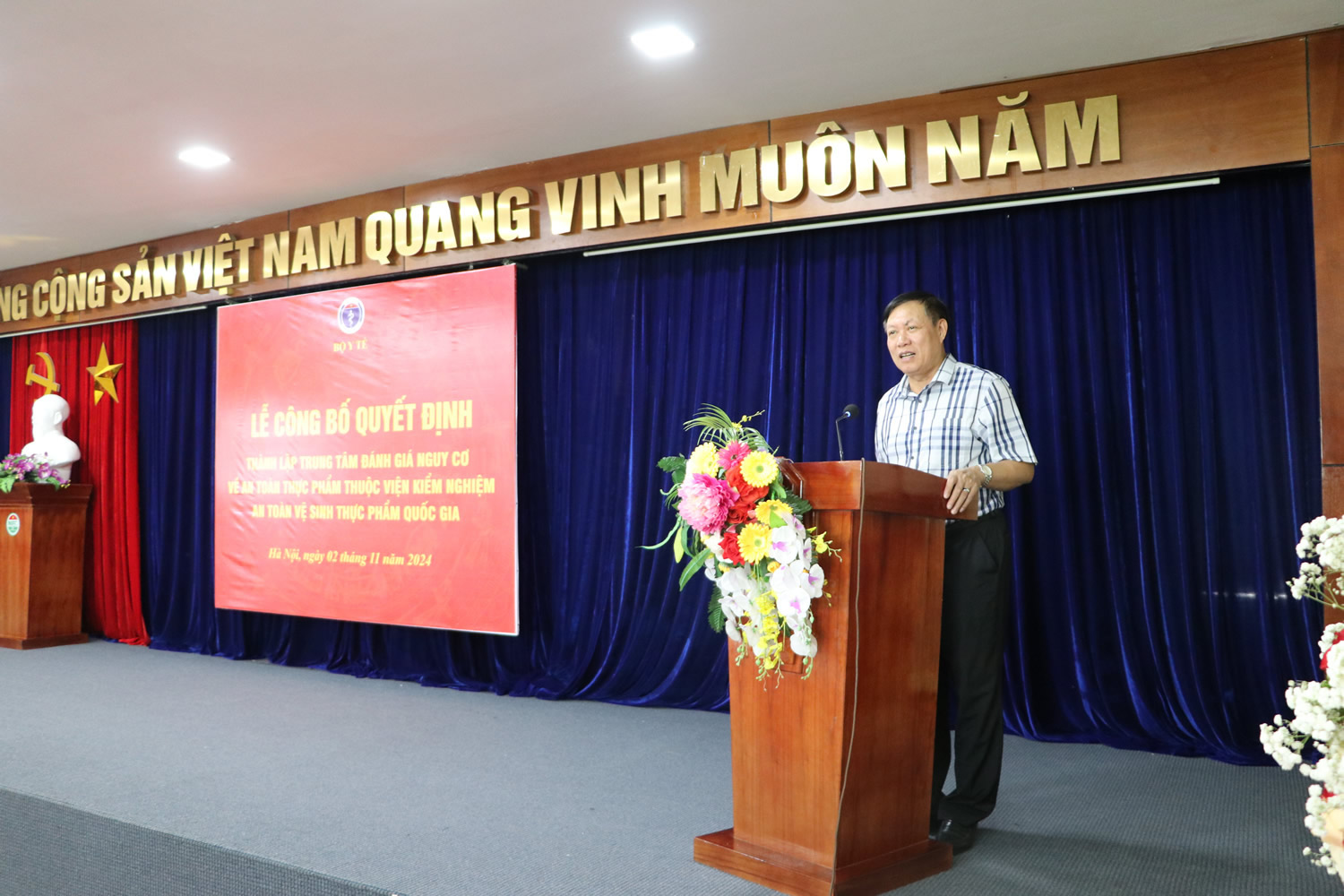 Lễ công bố quyết định thành lập Trung tâm đánh giá nguy cơ về okvip okviphoatdong - 1