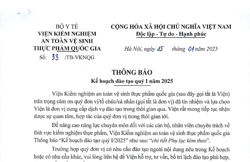 Thông báo. okvip88 quý I năm 2025