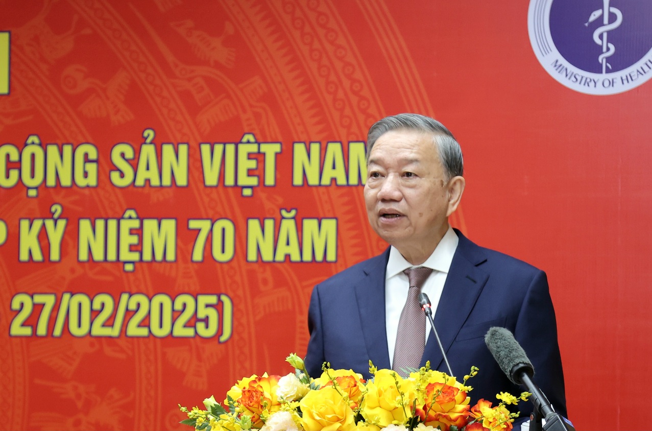 Toàn văn phát biểu của Tổng Bí thư Tô Lâm tại buổi làm việc với okvipau nhân Ngày Thầy thuốc Việt Nam- Ảnh 1.