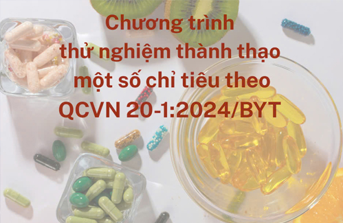 Kế hoạch tổ chức các chương trình Thử nghiệm thành thạo theo QCVN 20-1:2024/BYT